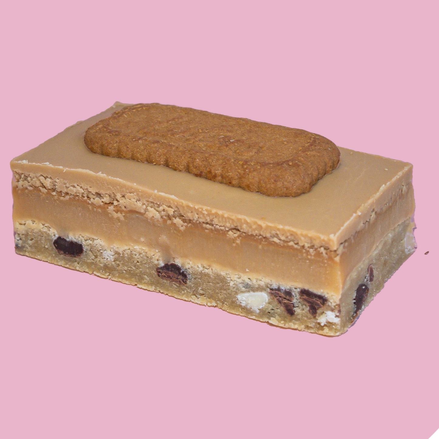 Biscoff Millionaire Cookie Slice