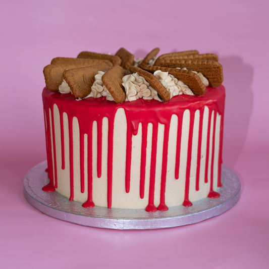 Red Velvet Biscoff Cake