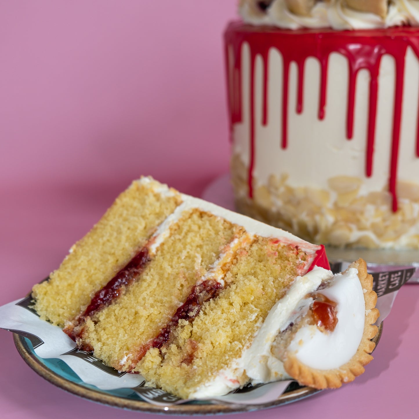 Cherry Bakewell Cake