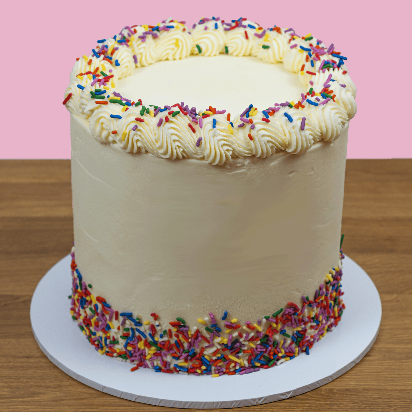 Vanilla Rainbow Cake