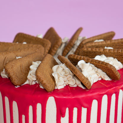 Red Velvet Biscoff Cake