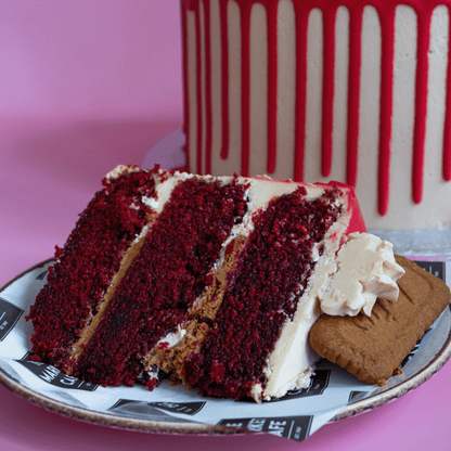 Red Velvet Biscoff Cake