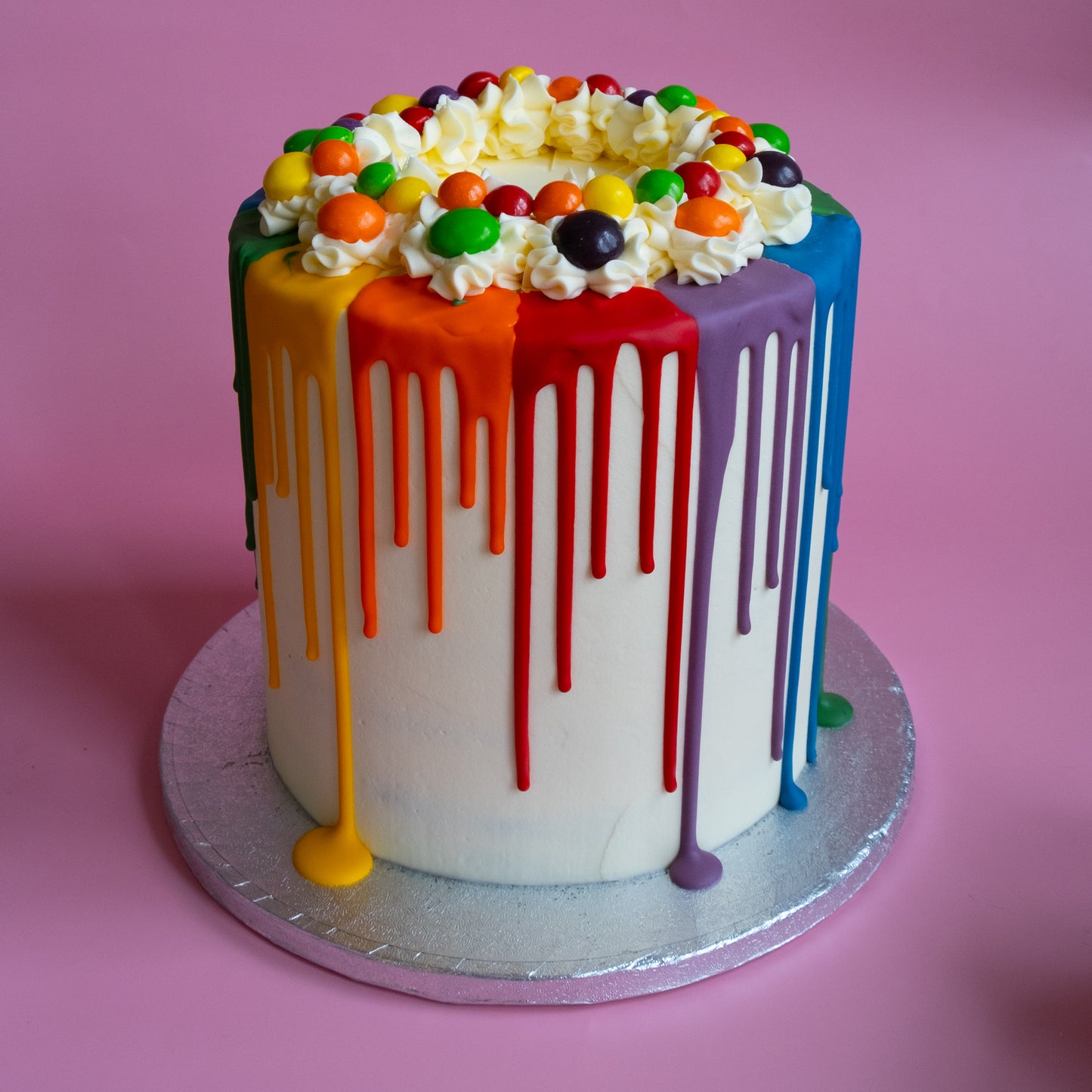 Vanilla Rainbow Cake