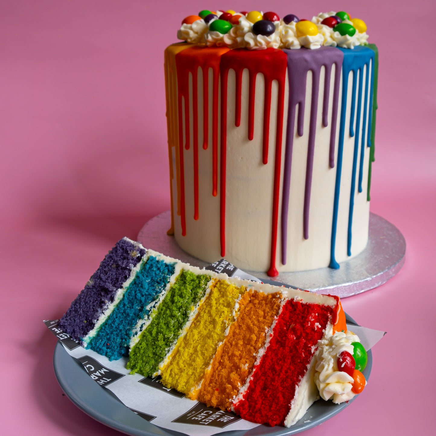 Vanilla Rainbow Cake