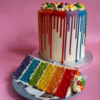 Vanilla Rainbow Cake